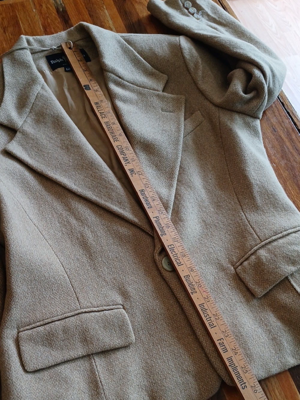 Womens Vintage Ralph Lauren Wool Blazer - 12 - Picture 11 of 12
